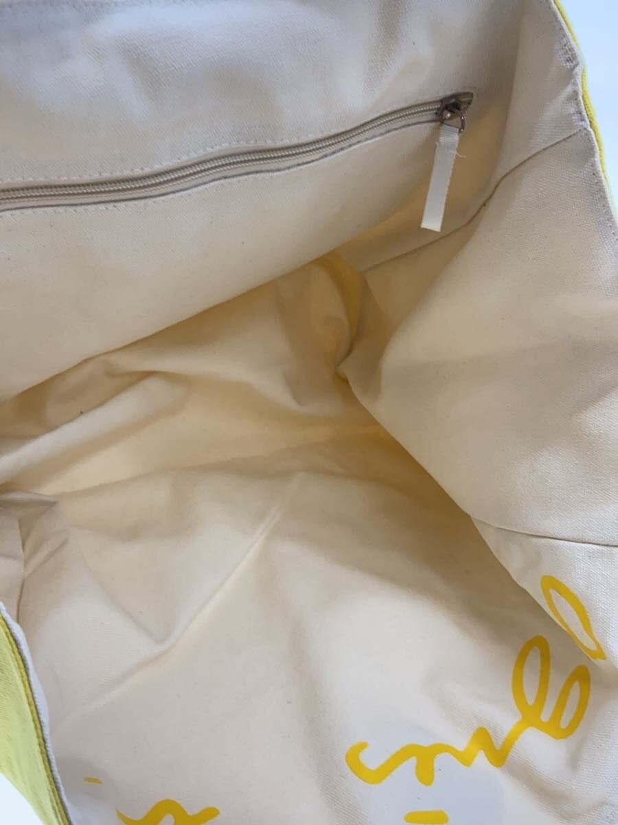 agnes b. Tote Bag Canvas YLW Solid Color G701-VN01 6