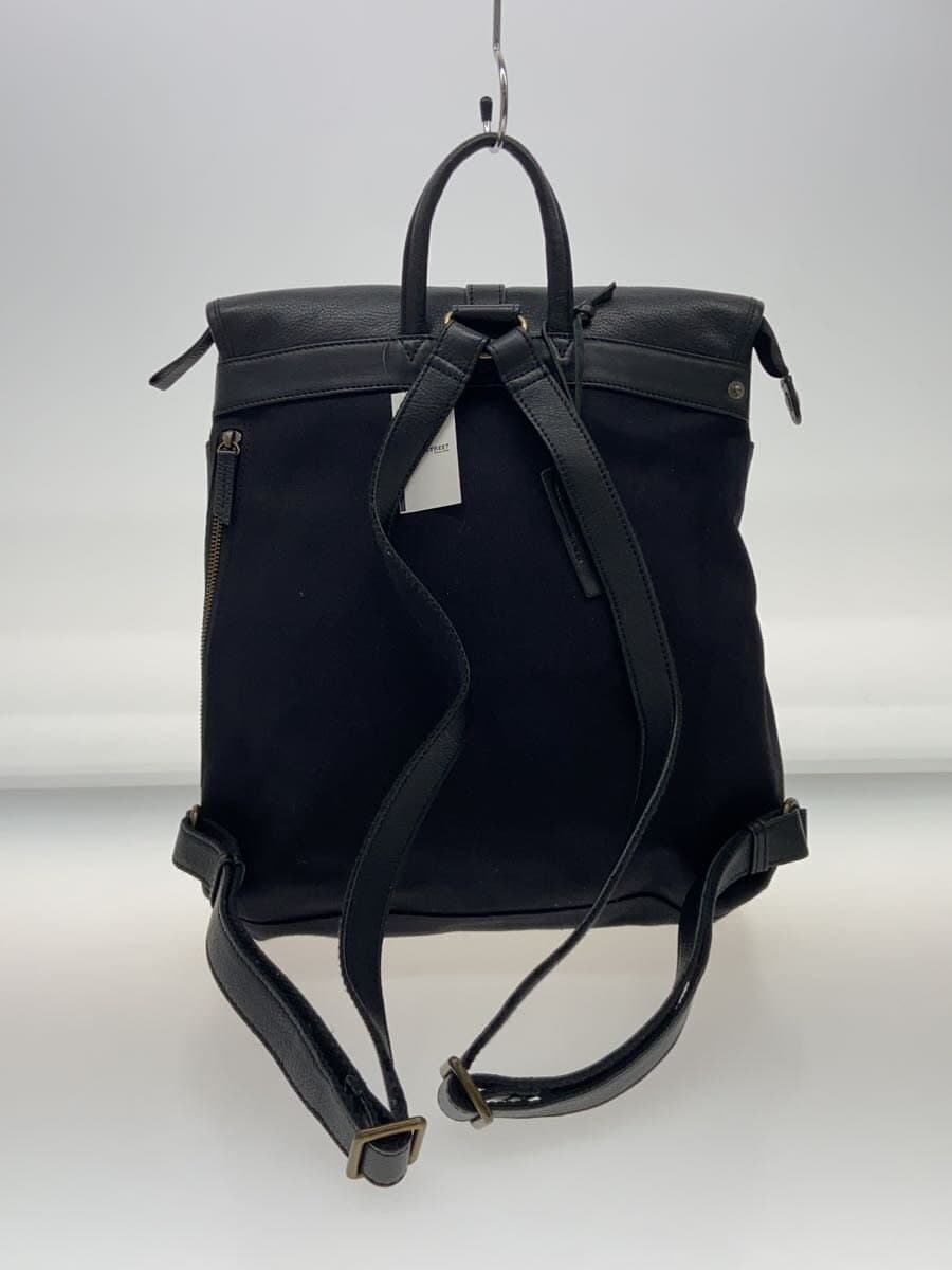 FAUCON Backpack Leather Black Solid HK1906000 3