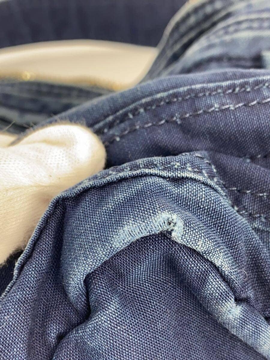 PORTER shoulder bag cotton indigo plain 8