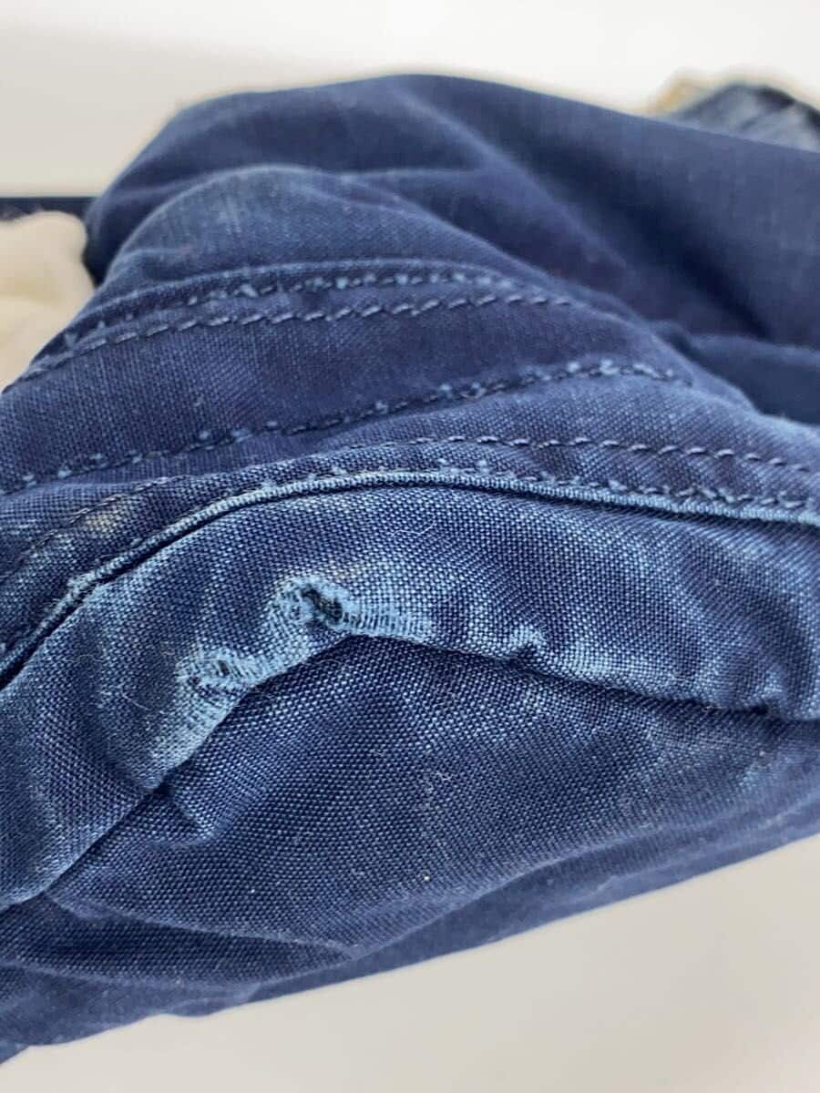 PORTER shoulder bag cotton indigo plain 9