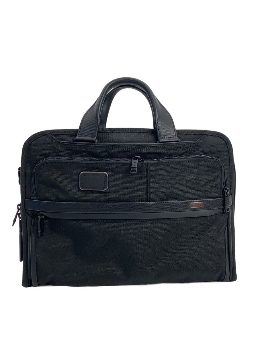 TUMI briefcase nylon black plain