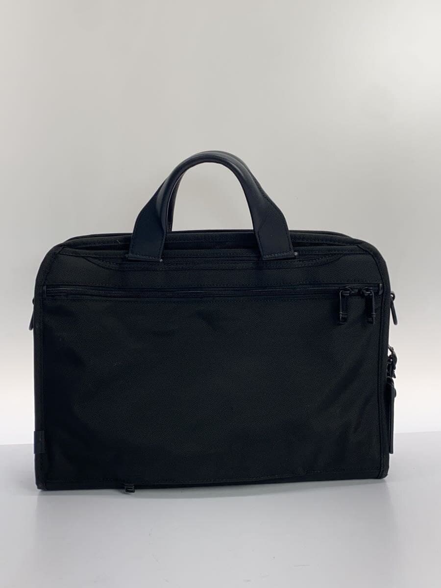 TUMI briefcase nylon black plain 3