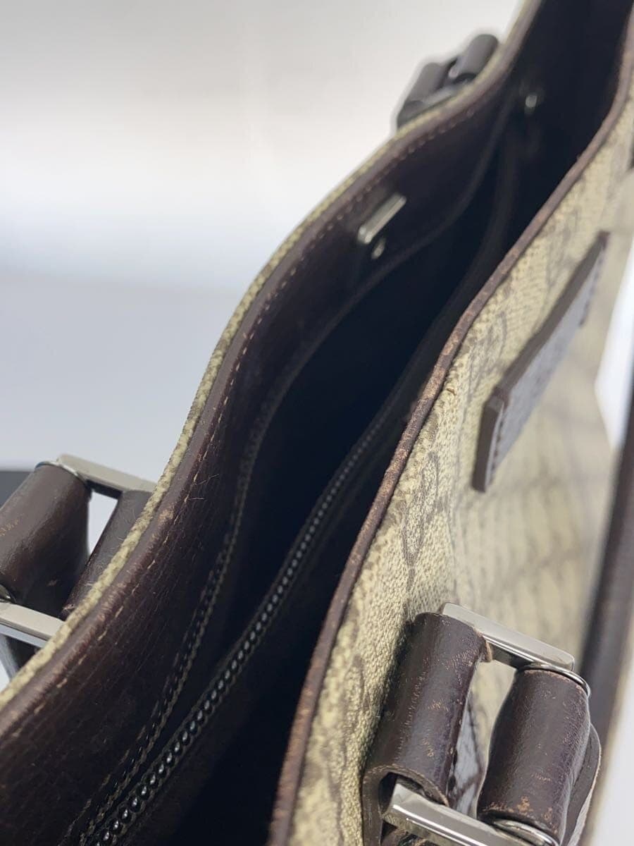 GUCCI Tote Bag GG Supreme PVC BRW 131220 9