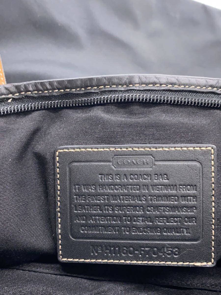COACH Tote Bag Nylon BLK F70453 5