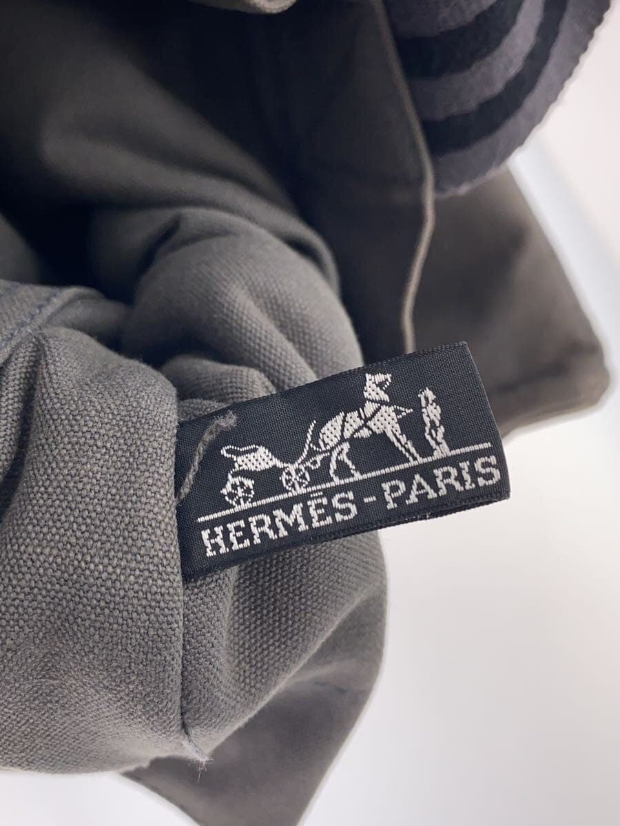 HERMES Fourre-Tout Tote Bag GRY Solid 5