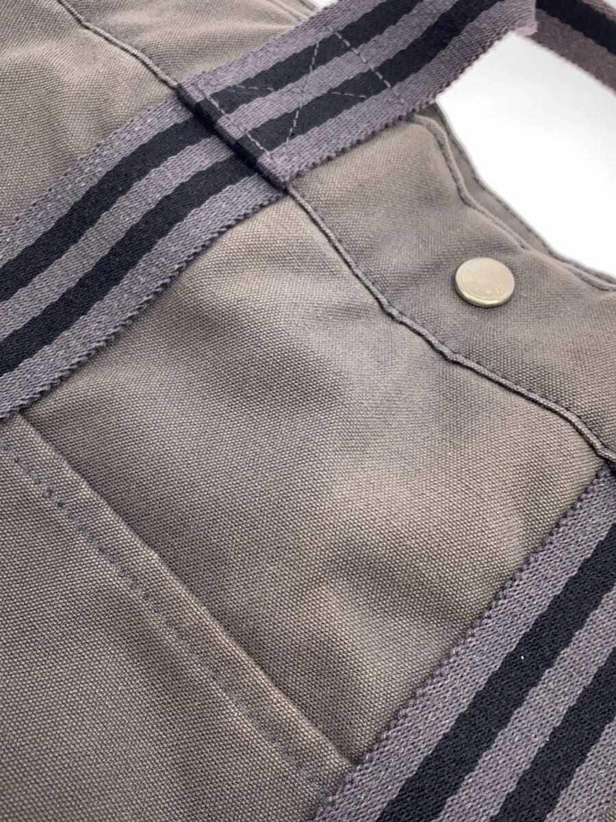 HERMES Fourre-Tout Tote Bag GRY Solid 8