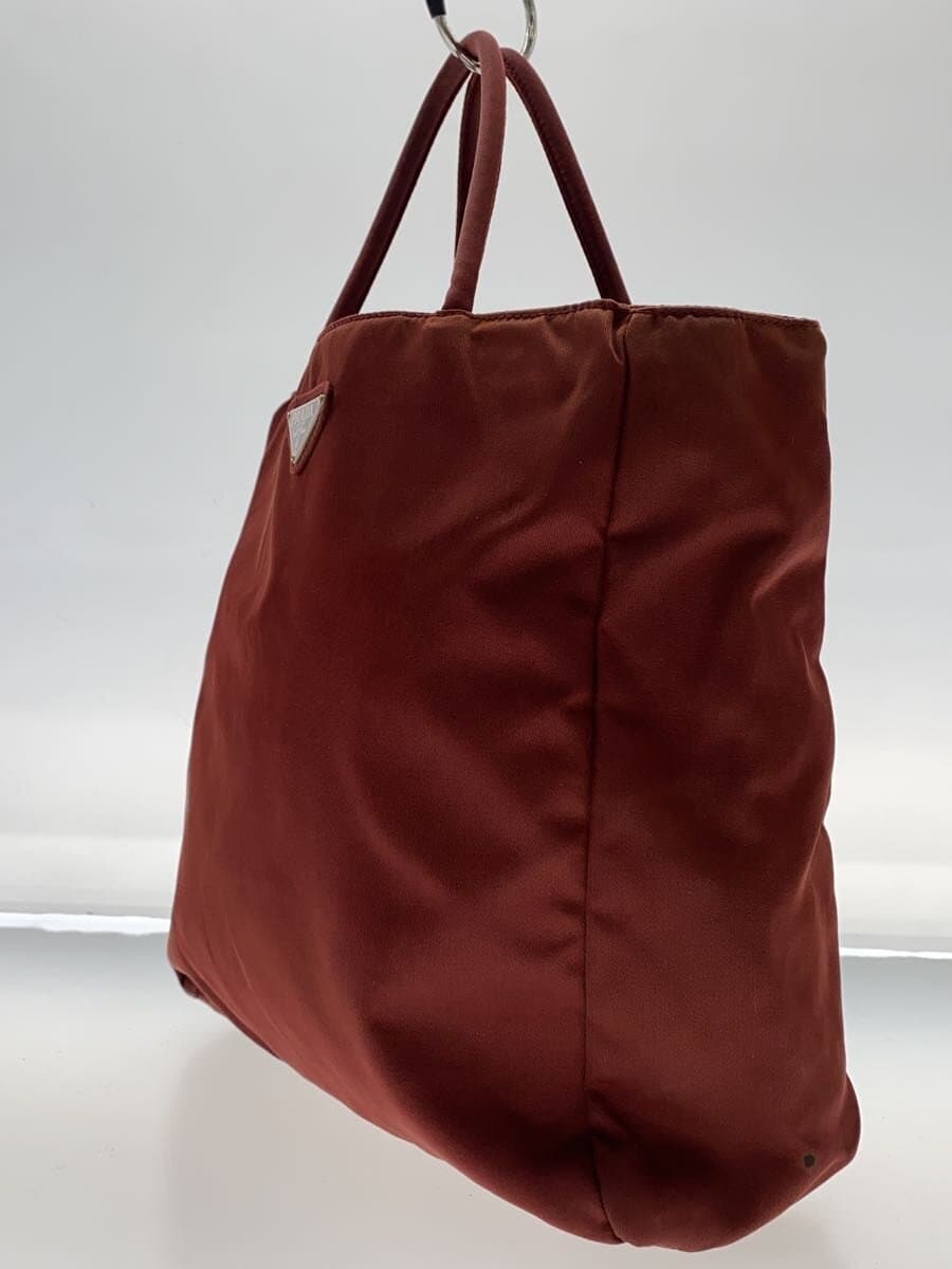 PRADA Handbag Nylon RED Solid 2