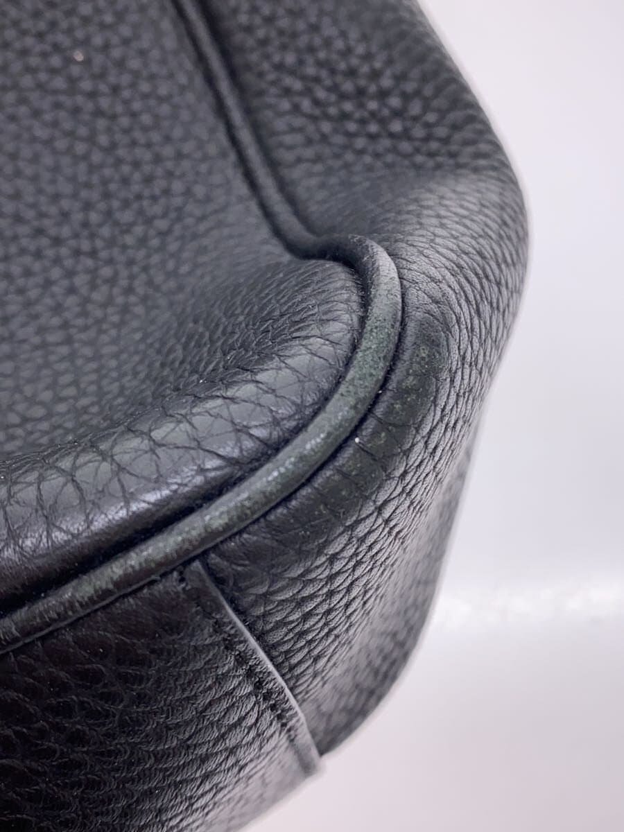 COACH Shoulder Bag Leather BLK Solid 54838 7