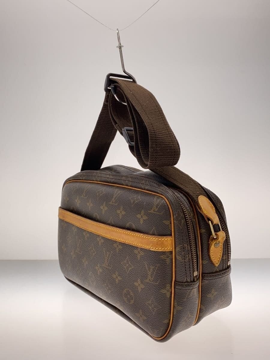 LOUIS VUITTON Reporter PM Monogram Canvas PVC Brown Allover Pattern M45254 2
