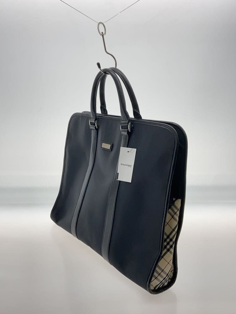 BURBERRY BLACK LABEL Tote Bag Black BKL02-012-09 2