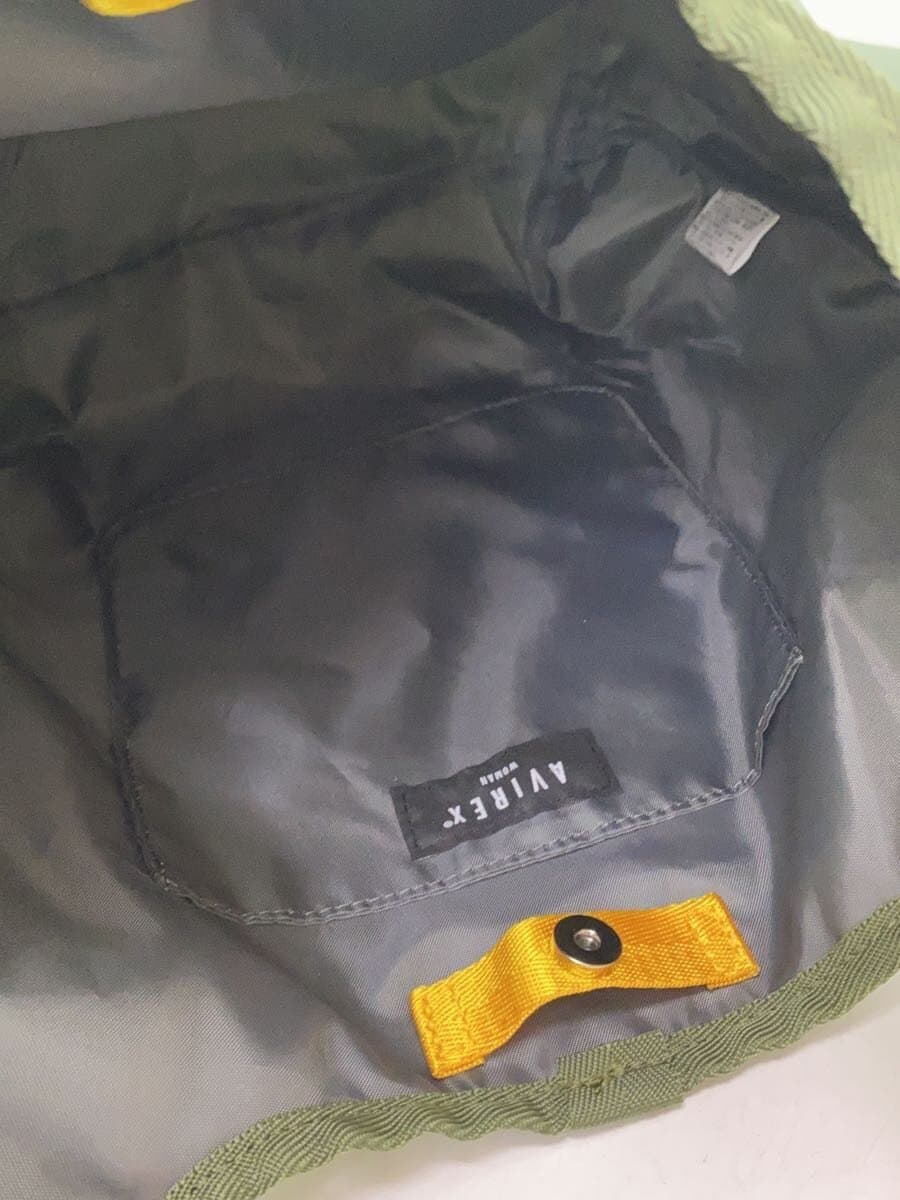 AVIREX Shoulder Bag GRN Solid 6