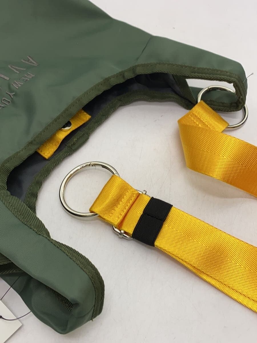 AVIREX Shoulder Bag GRN Solid 7