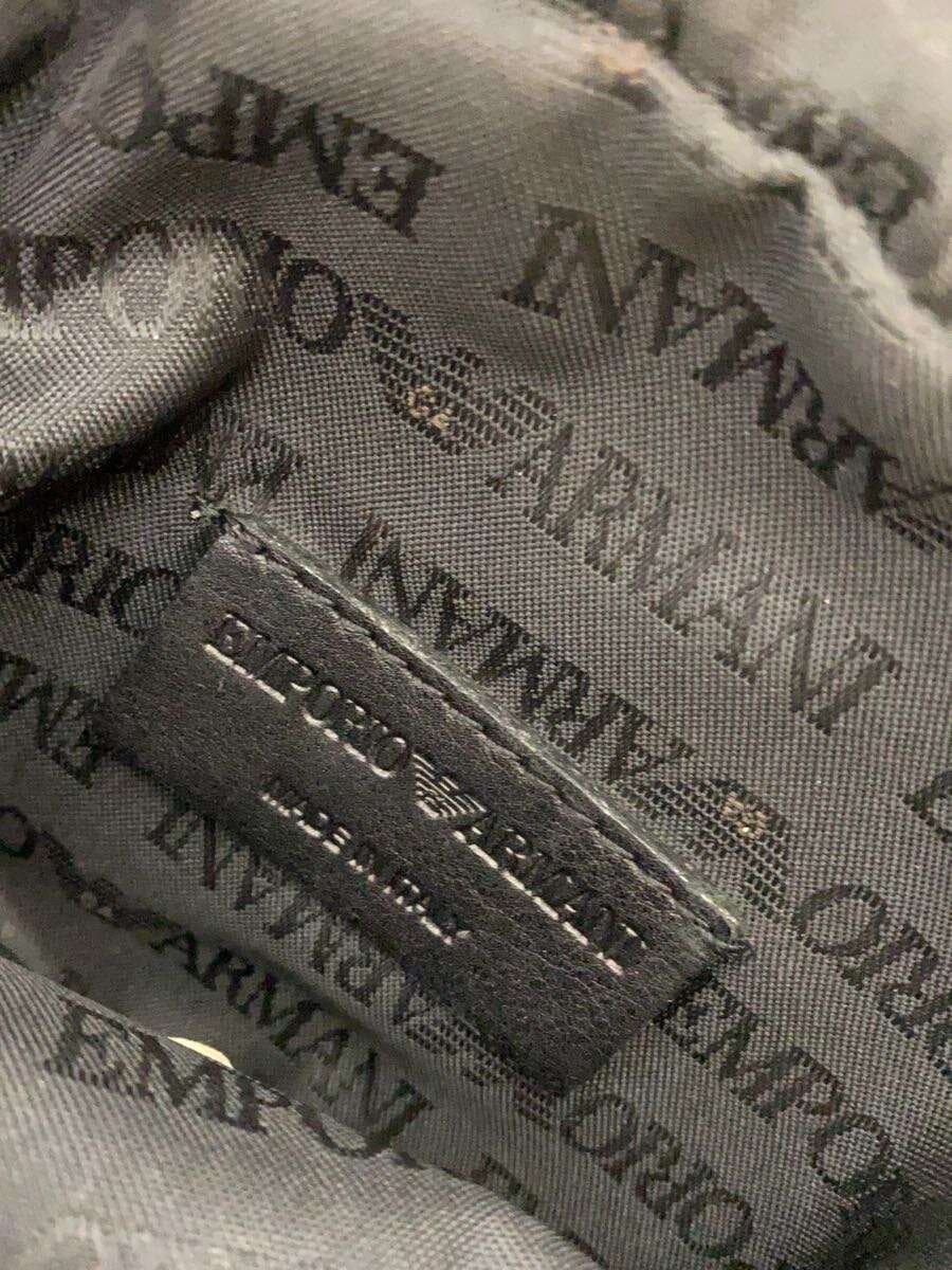 EMPORIO ARMANI Shoulder Bag BLK All Over Pattern YEM253 5