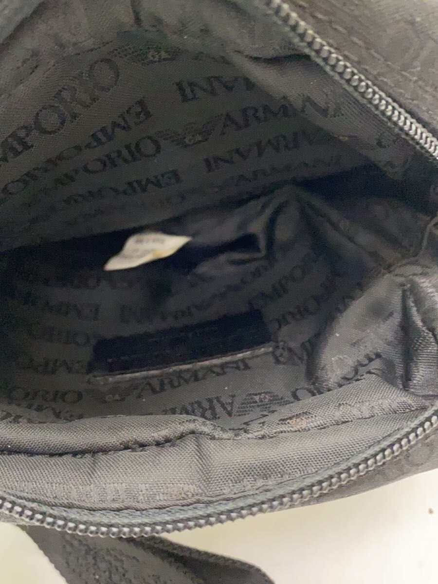 EMPORIO ARMANI Shoulder Bag BLK All Over Pattern YEM253 6