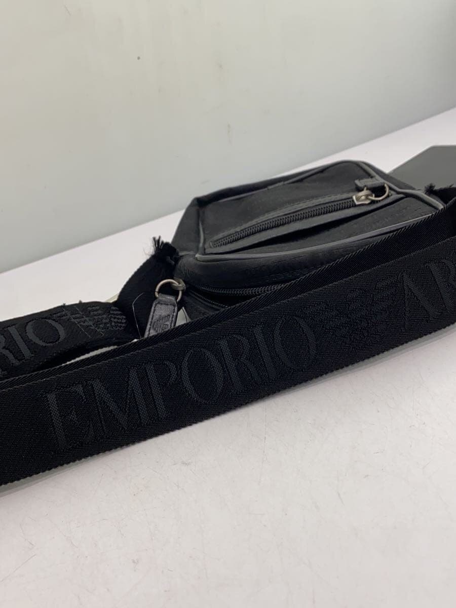 EMPORIO ARMANI Shoulder Bag BLK All Over Pattern YEM253 9