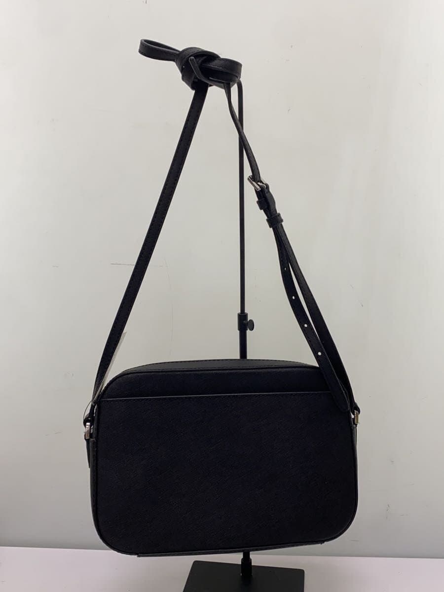 MICHAEL KORS Shoulder Bag Leather BLK PA-2305 Chain 3