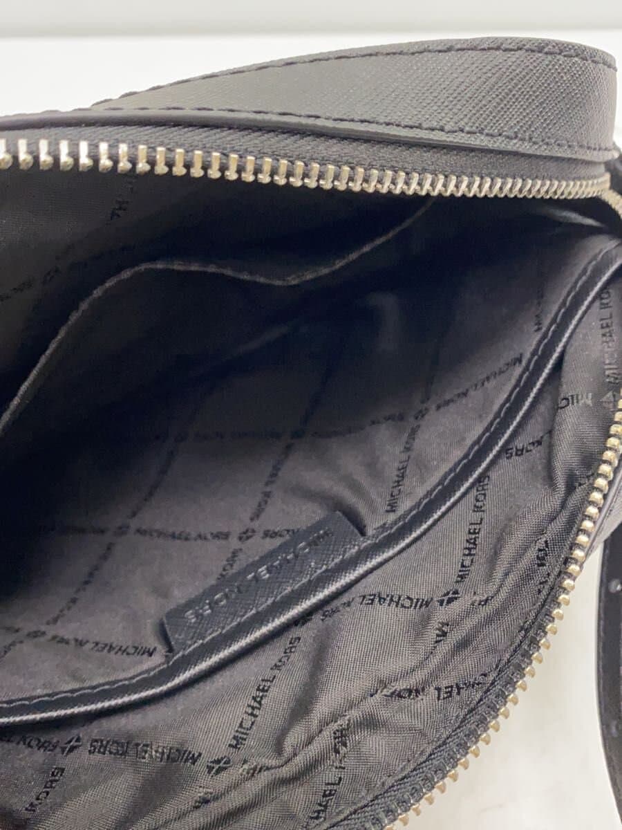 MICHAEL KORS Shoulder Bag Leather BLK PA-2305 Chain 6