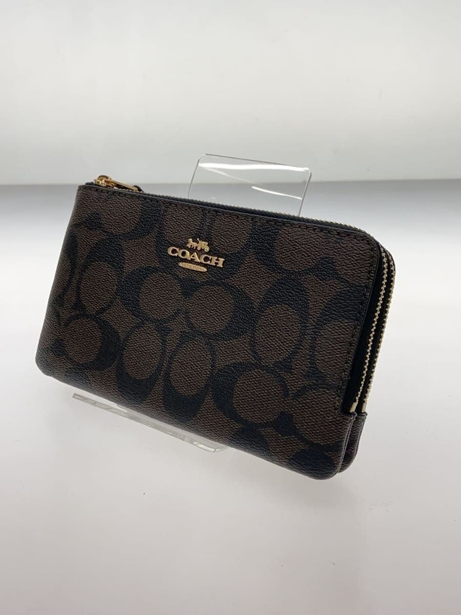 COACH Pouch -- BRW All-over print F87591 2