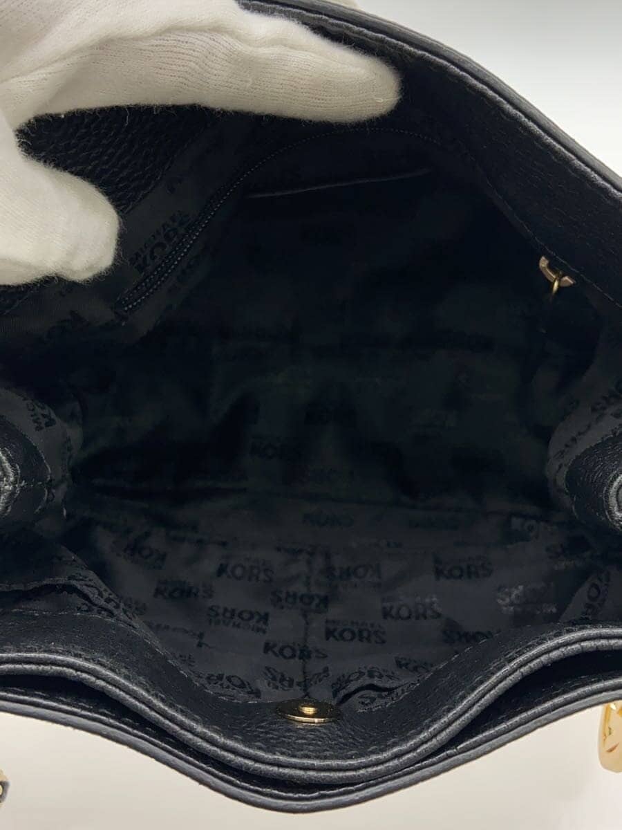 MICHAEL KORS Shoulder Bag Leather Black Solid Color 35T6GTCM2L 6