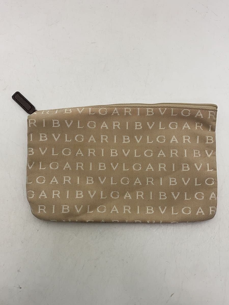 BVLGARI tote bag canvas BEG all-over pattern 7