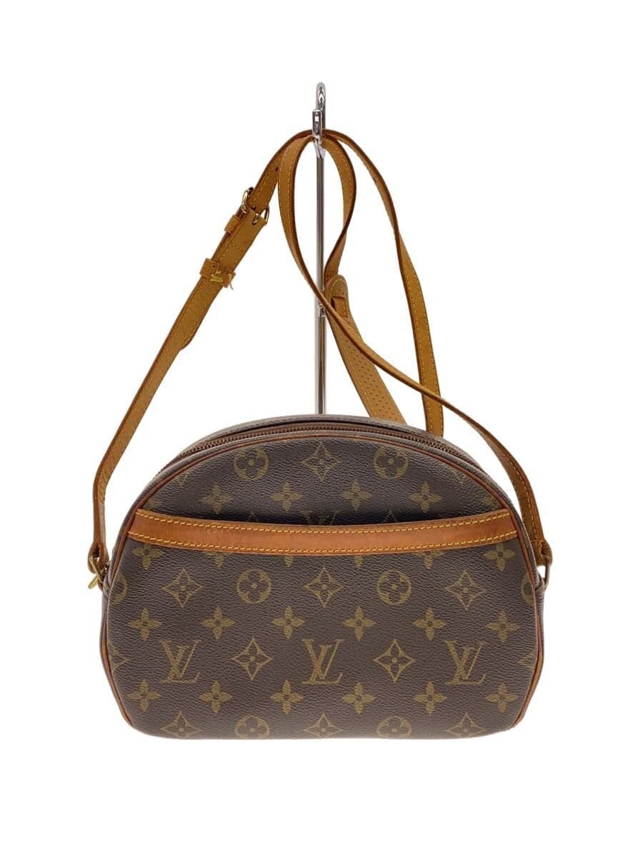 LOUIS VUITTON Blois_Monogram Canvas PVC BRW All-over Print M51221