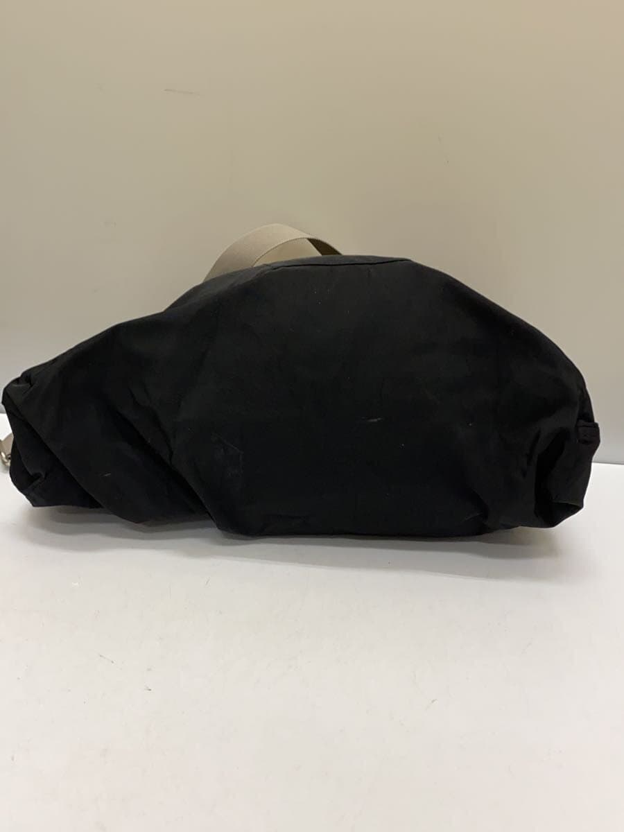 TIP ZONE Shoulder Bag Leather Black Solid Color 4