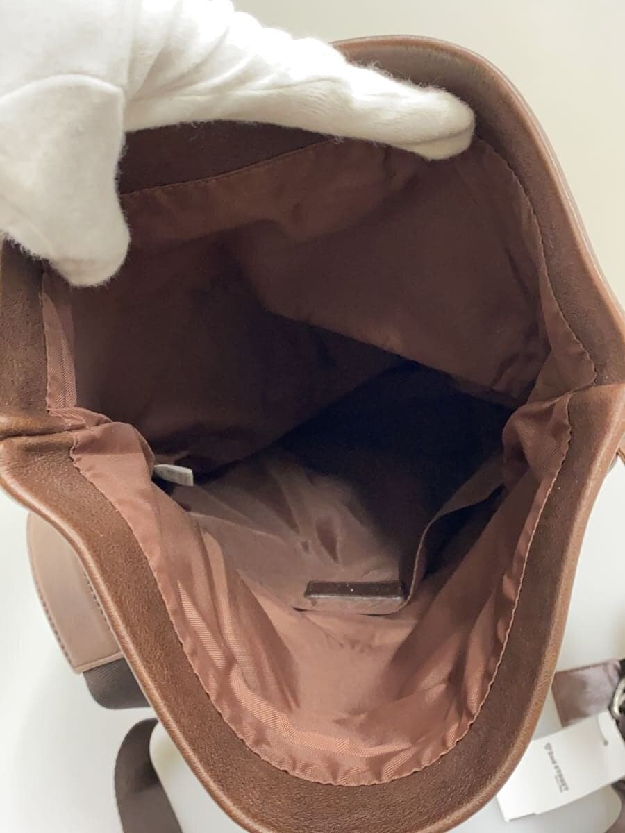 agnes b VOYAGE shoulder bag leather BRW MDA-08 6