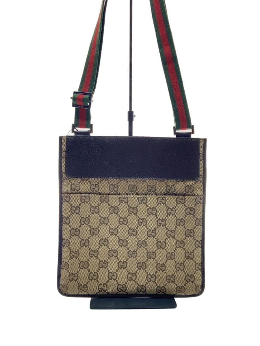 GUCCI Shoulder Bag_GG Plus PVC BRW
