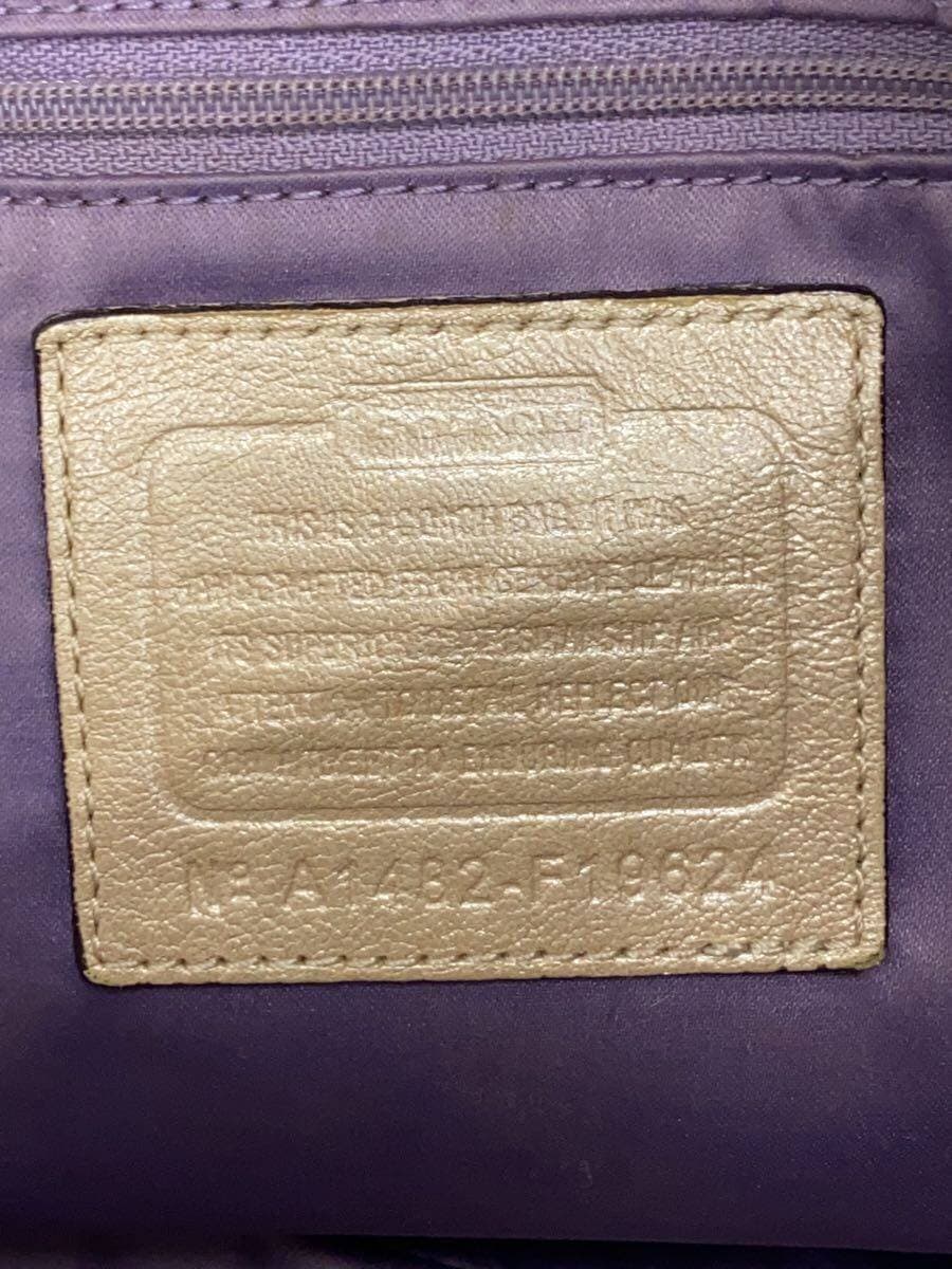 COACH2-Way Madison Lace Tote Bag Leather BEG F19624 5