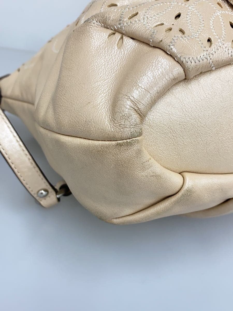 COACH2-Way Madison Lace Tote Bag Leather BEG F19624 7