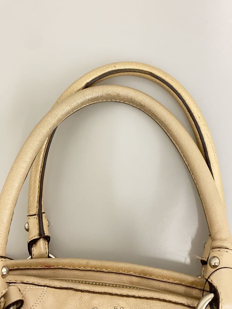 COACH2-Way Madison Lace Tote Bag Leather BEG F19624 8