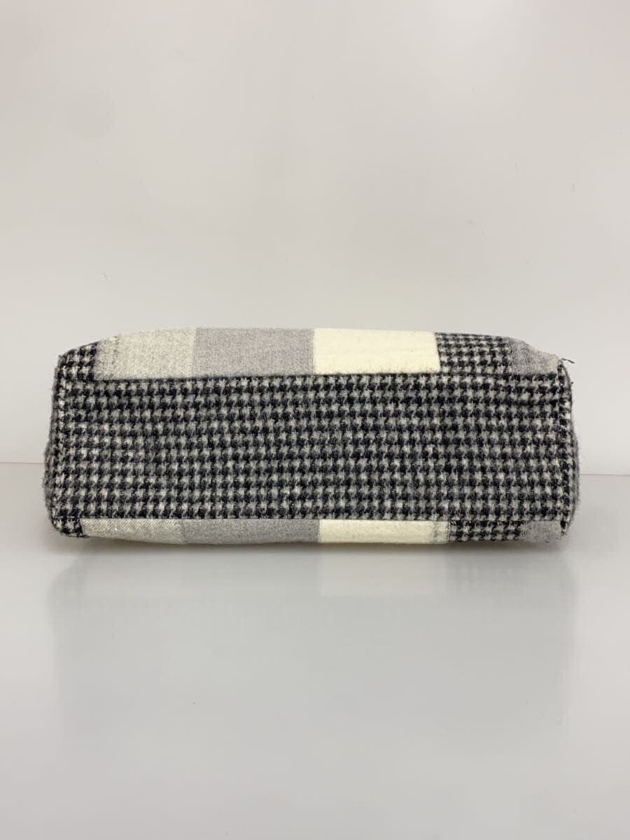 Nakagawa Masashichi Shoten Tote Bag Wool BLK Houndstooth 4
