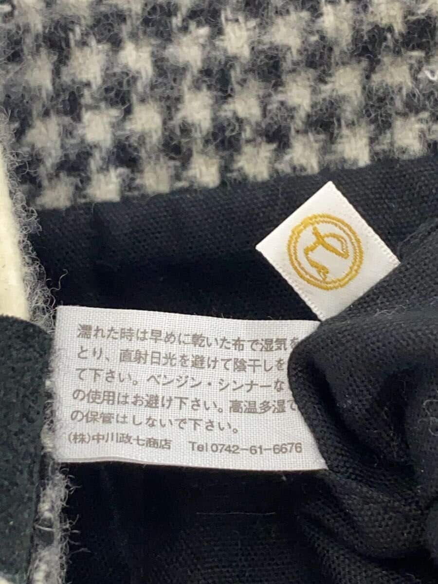 Nakagawa Masashichi Shoten Tote Bag Wool BLK Houndstooth 5