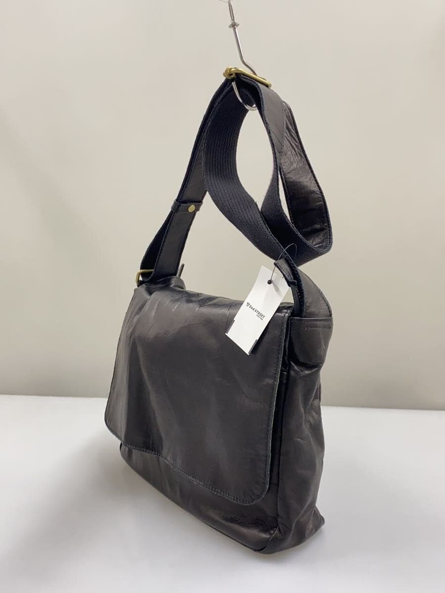 DAKOTABLACK LABEL Shoulder Bag Leather BLK 2