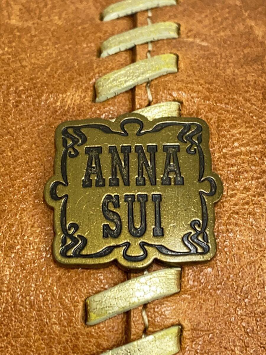 ANNA SUI Boston Bag Leather CML 5