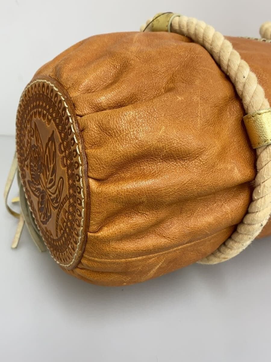 ANNA SUI Boston Bag Leather CML 7