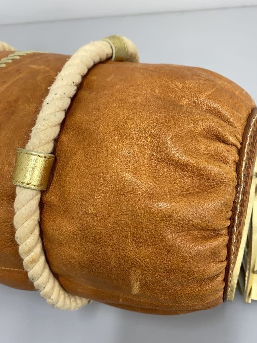 ANNA SUI Boston Bag Leather CML 8