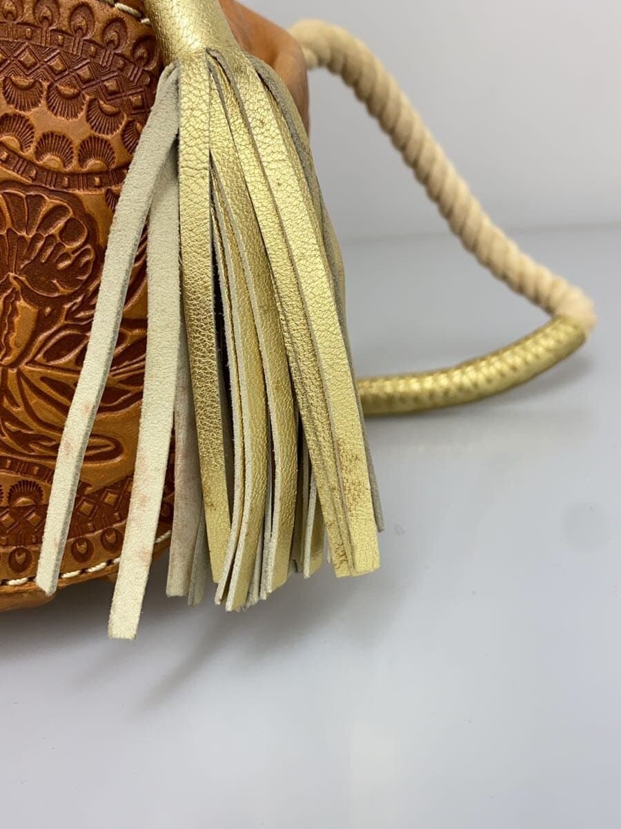 ANNA SUI Boston Bag Leather CML 9