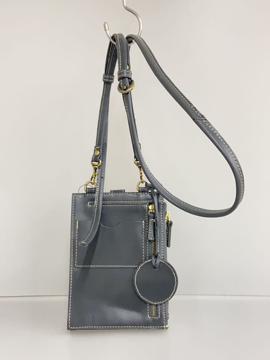 zucchero filato Shoulder Bag Leather GRY 49267 3