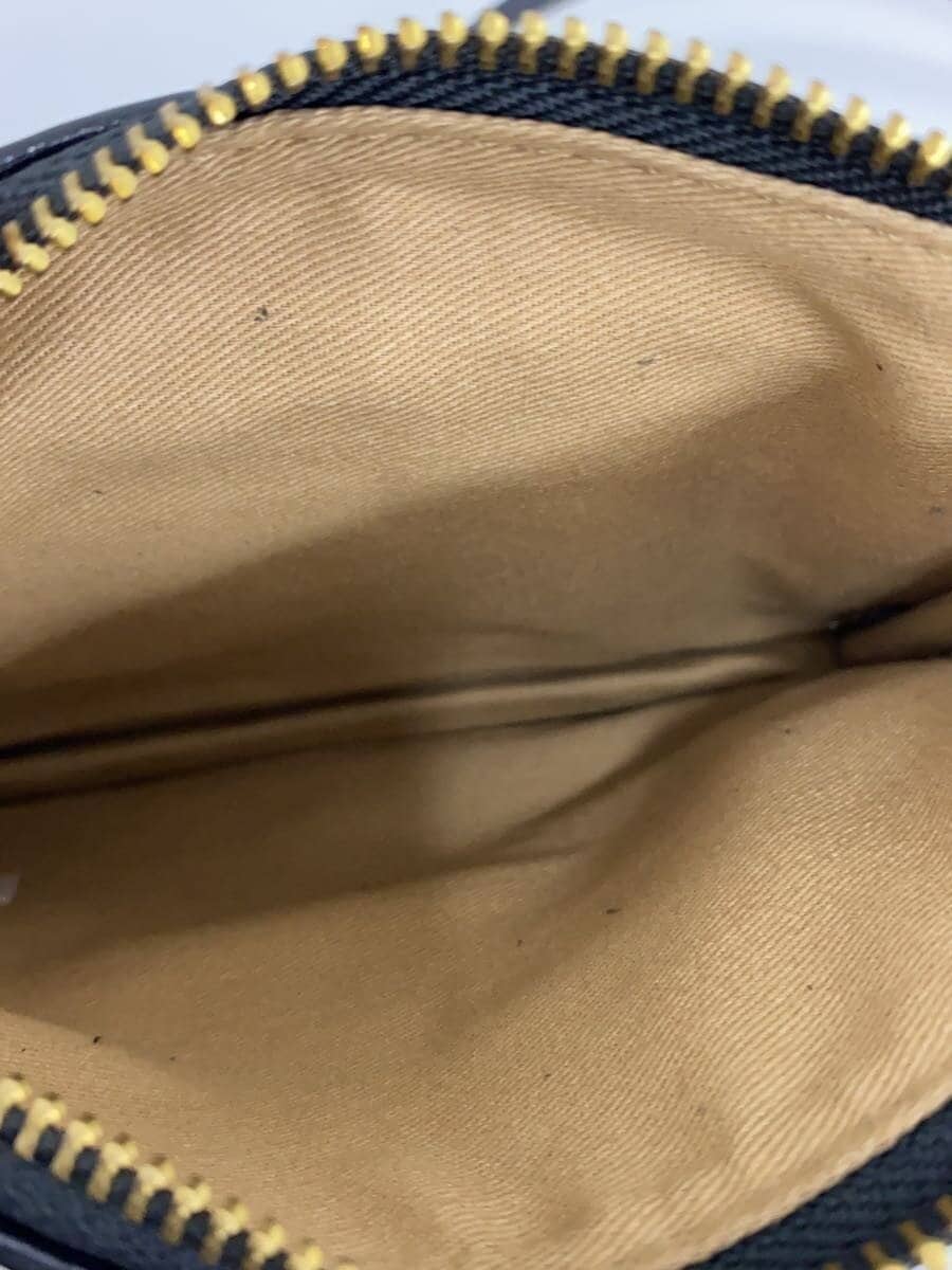 zucchero filato Shoulder Bag Leather BLK 49267 6