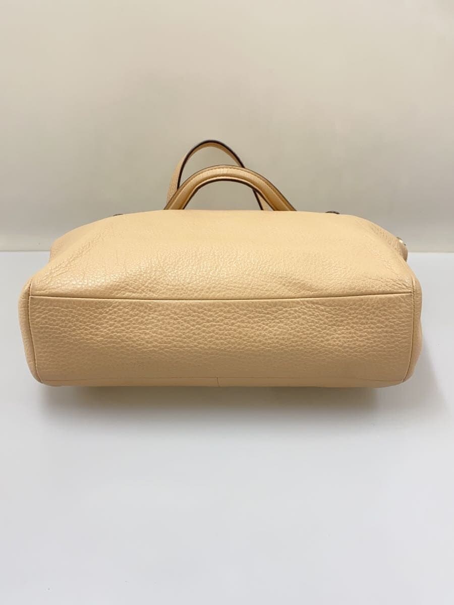 COACH Small Kelsey Satchel Handbag Rayon BEG 4