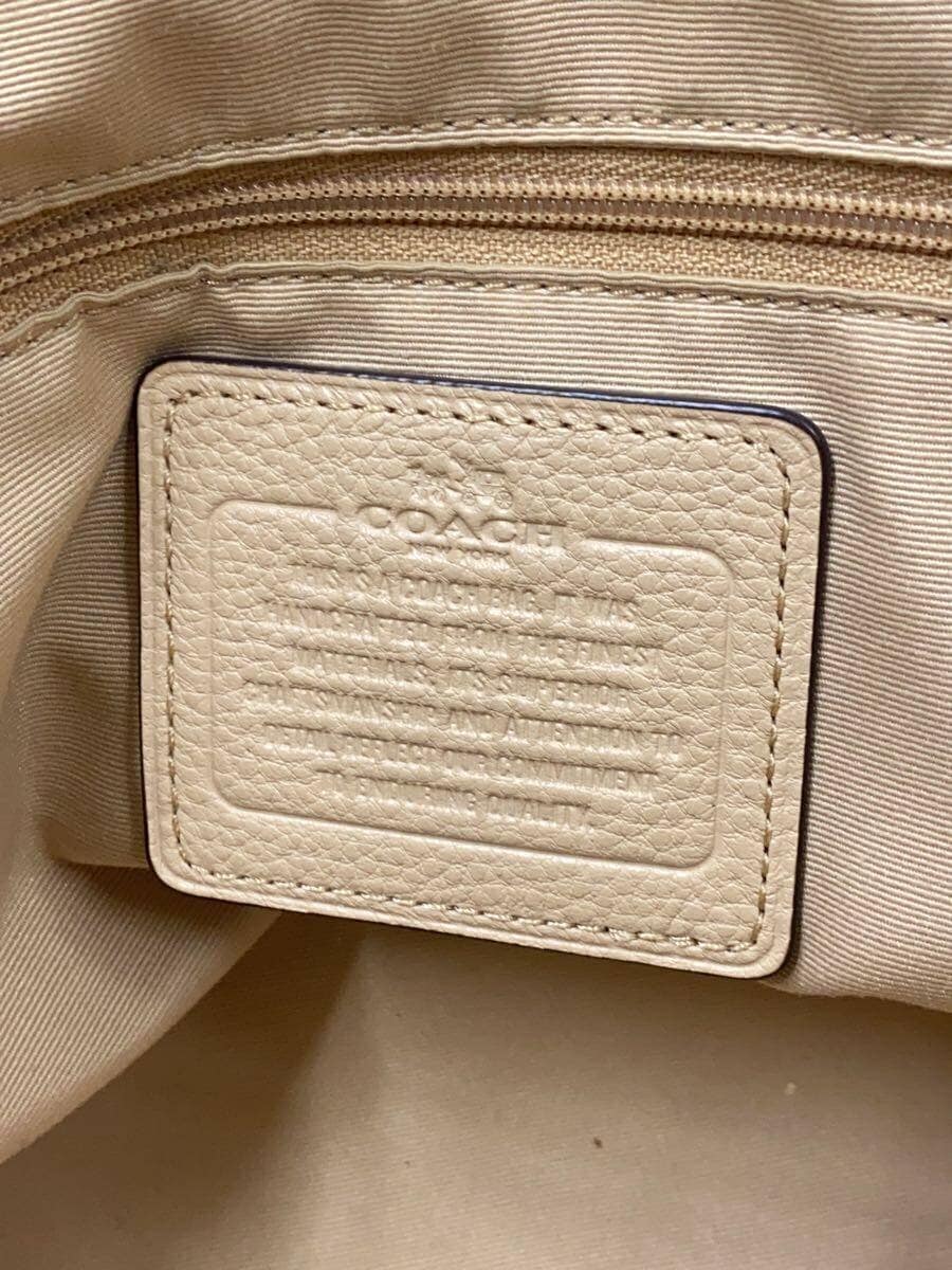 COACH Small Kelsey Satchel Handbag Rayon BEG 5