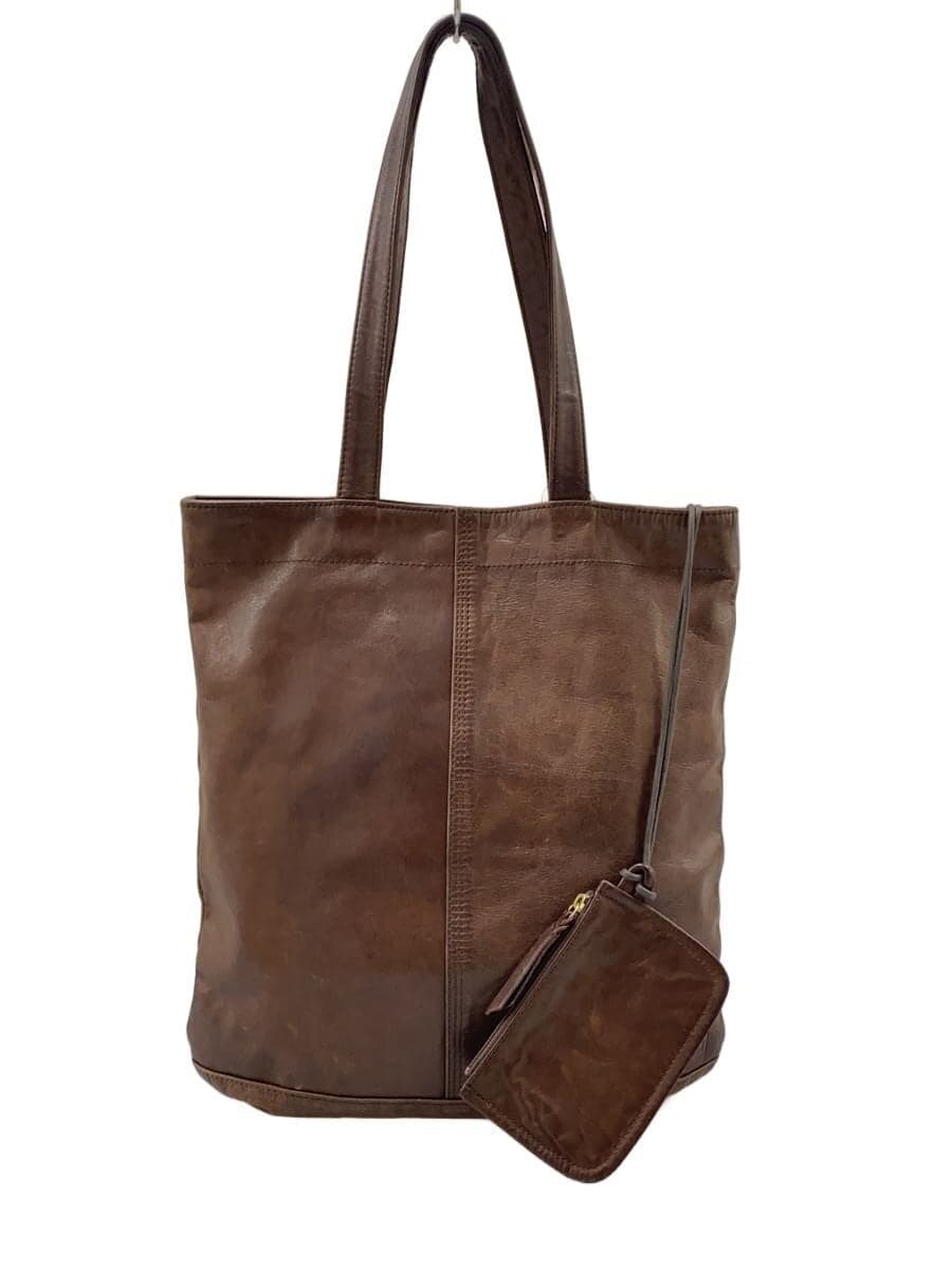 PORTER tote bag leather BRW