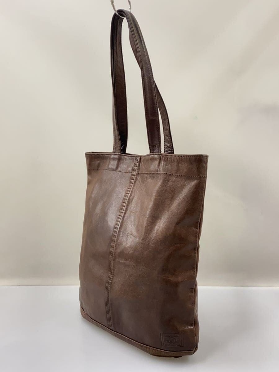 PORTER tote bag leather BRW 2