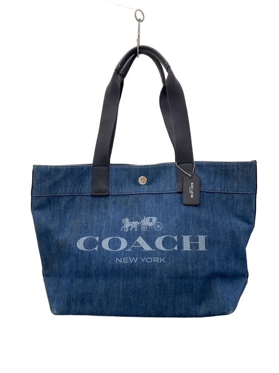 COACH Tote Bag Cotton IDG F25902