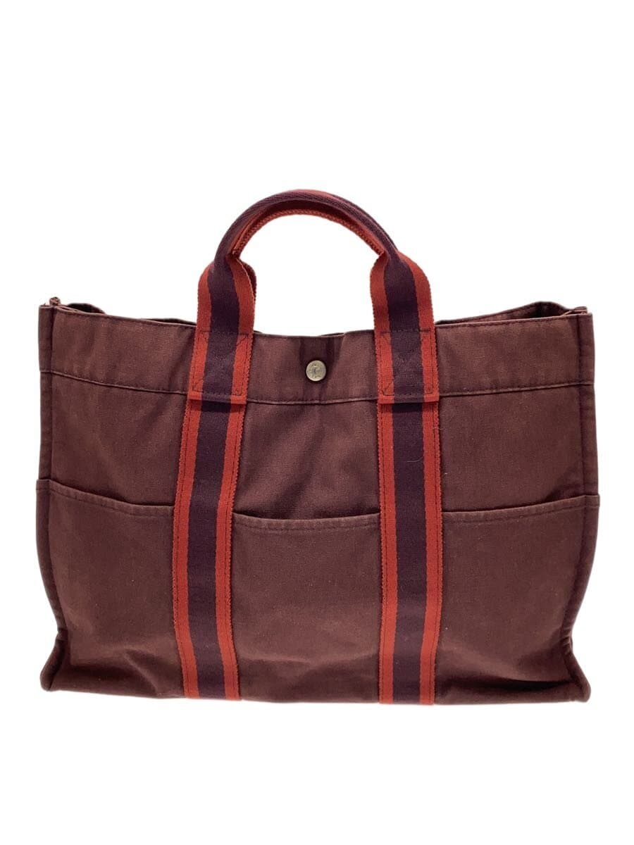 HERMES Fourre-Tout MM With Stain Tote Bag Canvas BRD 2517-32