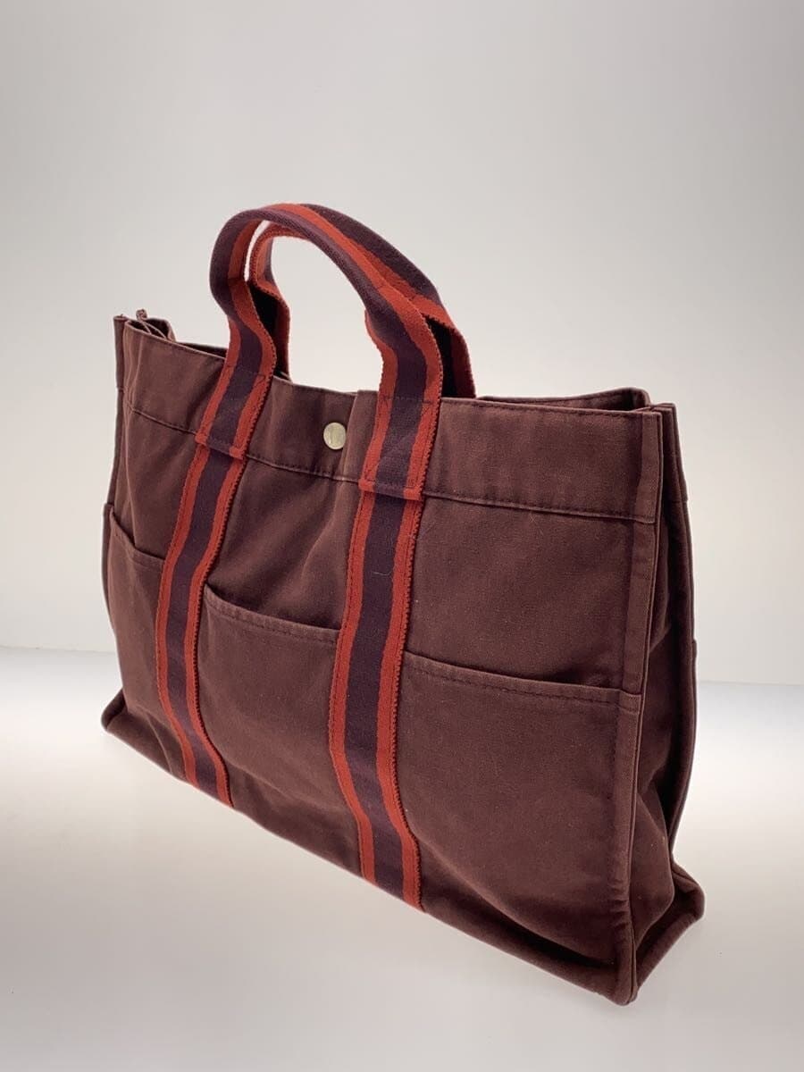 HERMES Fourre-Tout MM With Stain Tote Bag Canvas BRD 2517-32 2
