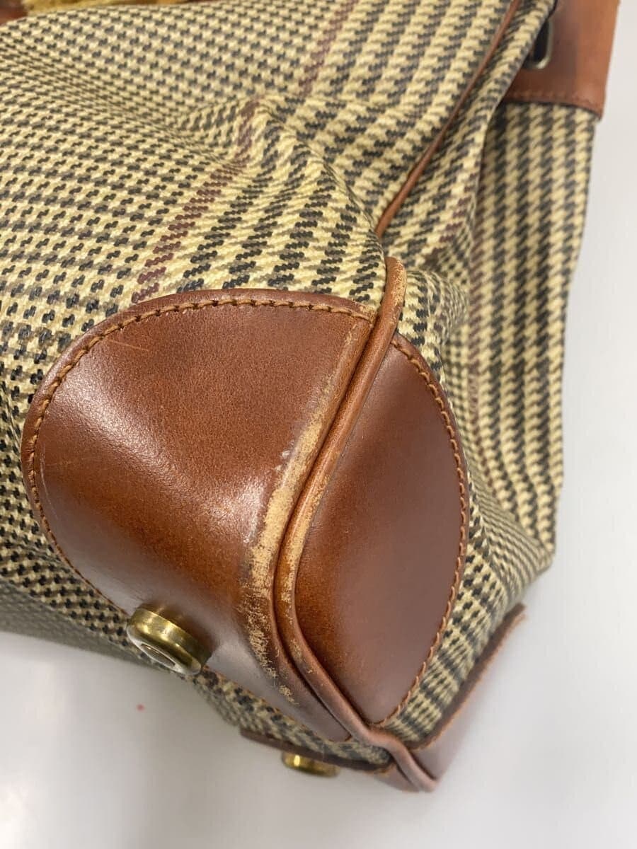 POLO RALPH LAUREN tote bag leather BRW check 8