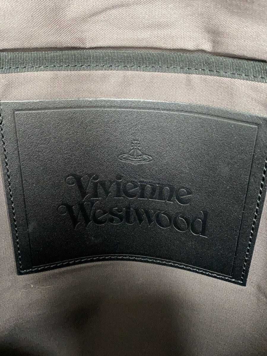 Vivienne Westwood ORB Plate Backpack Rucksack Leather BLK 5