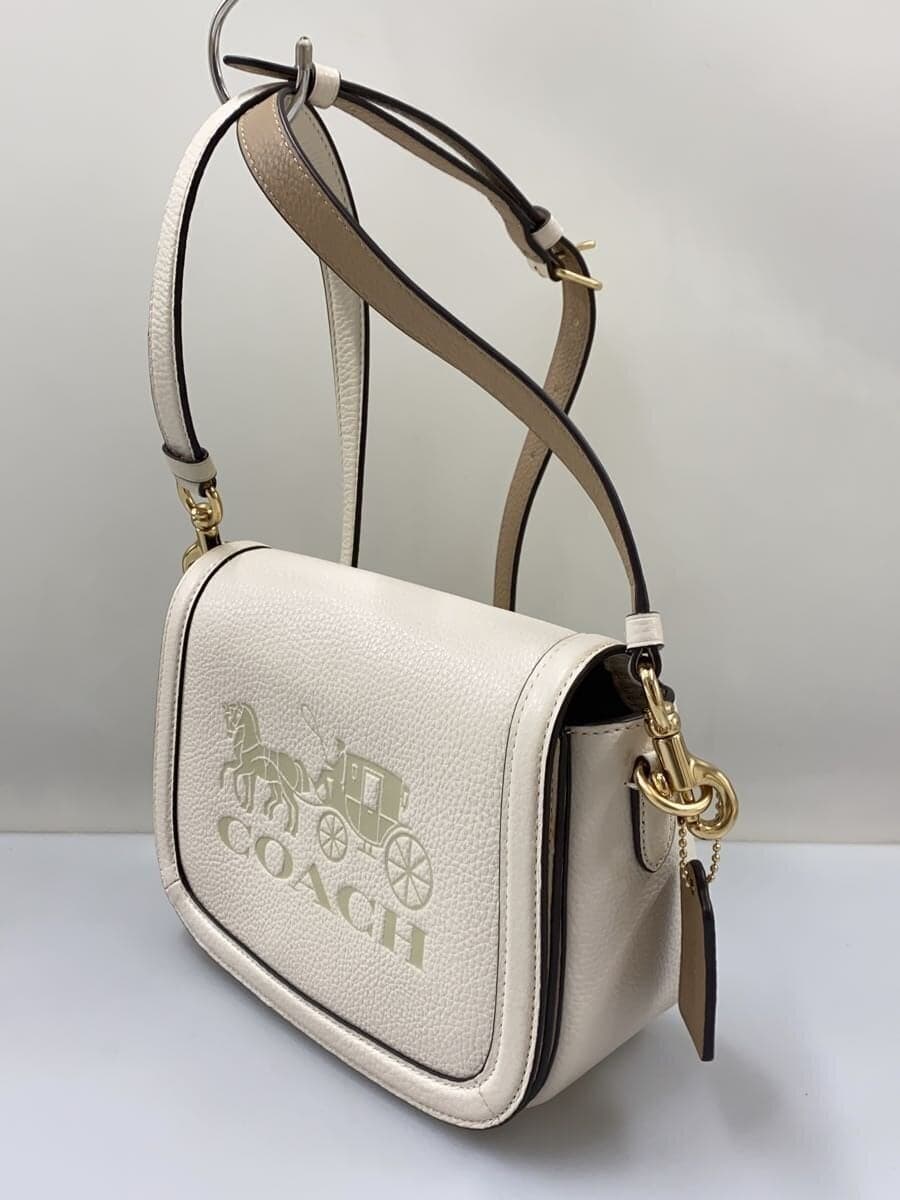 COACH Shoulder Bag WHT C4058 2